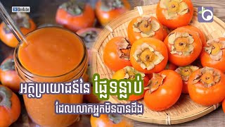 អត្ថប្រយោជន៍របស់ផ្លែ​ទន្លាប់ ដែលលោកអ្នកមិនបានដឹង