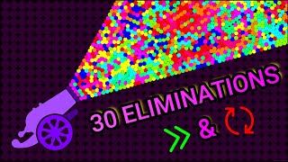 Pass or Return - 30 Times Eliminations Marble Race in Algodoo | 11 |