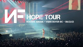NF HOPE TOUR performing Live at Rogers Arena *rowdy crowd*