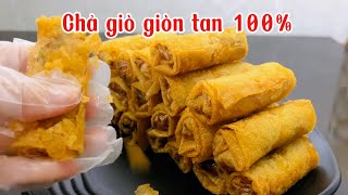 PHÁT HIỆN CÁCH LÀM CHẢ GIÒ CHAY GIÒN CẢ NGÀY