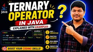 Ternary Operator in Java Explained Simply | Beginner Friendly Tutorial