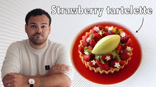The Perfect Strawberry & Elderflower Dessert! Fine Dining Pastry Recipes & Miche