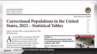 Racial disparity grows in U.S. incarceration rates despite overall decline in supervision