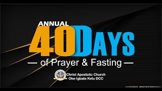 C.A.C OKE IGBALA KETU DCC l 40DAYS | DAY 15 | JANUARY 20, 2025