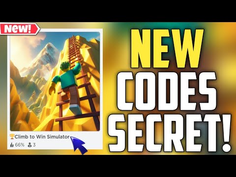 Climb To Win Simulator New Codes!!  ROBLOX *SECRET* CODES