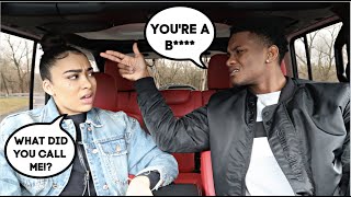 Calling My GIRLFRIEND The "B" WORD To See Her Reaction...*NEVER AGAIN*