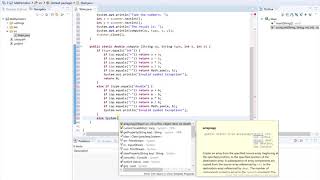 Kopie von Java Math project on Eclipse - part 2