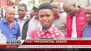 Kenyans react to the Presidential debate