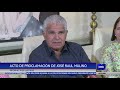 Acto de proclamación del presidente electo José Raúl Mulino | Nex Noticias