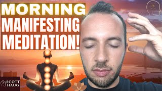 Law of Attraction MORNING MANIFESTING MEDITATION | 60 Minute Repeated Affirmation