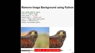 Remove image BACKGROUND using PYTHON | #python #bigdata #machinelearning #blockchain #iot #python3