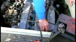 Firing up an old Volga 70 hydrofoil with Mercedes m110 engine