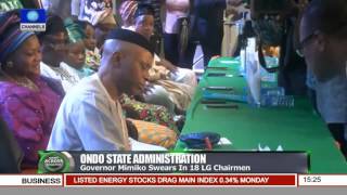 Governor Mimiko Swears In 18 LG Chairmen