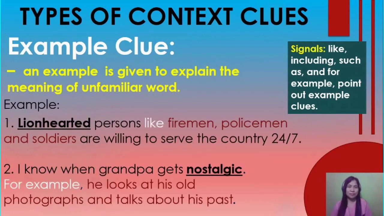 Types Of Context Clues With Examples In Sentences 42 Off