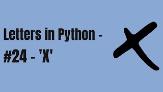 Make the letter 'X' in Turtle.