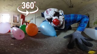 Creepy Halloween Horror Clown - VR 360