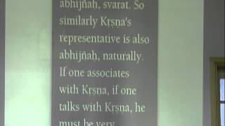 Srimad Bhagavatam Class given by His Divine Grace A.C. Bhaktivedanta Swami Prabhupada