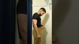 How To Fix Loose Pants In 2mins | Fashion Hack for Loose Pants | #fashion #hacks #style #mensfashion