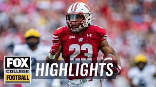 Jonathan Taylor \u0026 No. 13 Wisconsin dominate No. 11 Michigan | FOX COLLEGE FOOTBALL HIGHLIGHTS