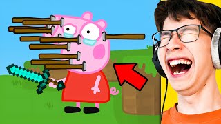 Peppa Pig VS Minecraft! (Funny Animation)