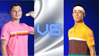 Marton Fucsovics (HUN) Vs Kei Nishikori (錦織圭)/Slovak Open 2024