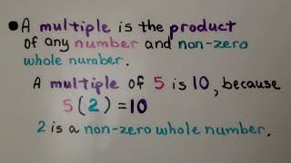6th Grade Math 2.2, Least Common Multiple