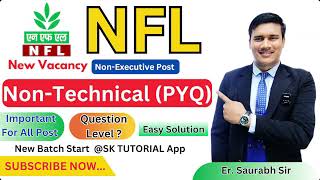 NFL Non-Executive Recruitment | Previous Year paper | Non-Technical Syllabus | SKTUTORIAL