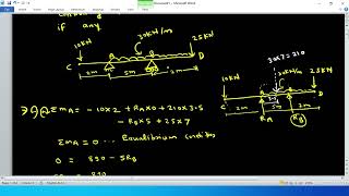 Draw S.F.D and B.M.D GIVING ALL CONTROLLING VALUE THE POINT OF CONTRAFLEXURE IF ANY #SOM #diploma