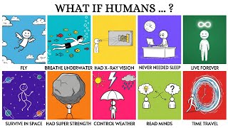 What If Humans Had Superpowers? (Strength, Weather, Mind Reading, Time Travel)