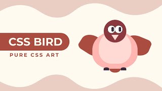 Bird CSS Art | Cartoon Bird CSS