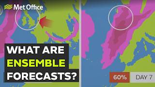 מהן תחזיות אנסמבל? | למעלה באוויר | Met Office למד על מזג האוויר