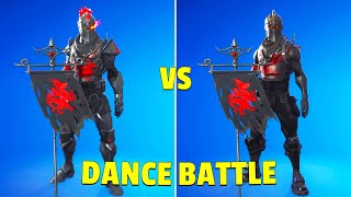 Knight Conqueror VS Black Knight in Fortnite Dance Battle!