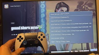 PS5: How to Select PS4 or PS5 Versions of GTA 5 Tutorial! (Cross-Gen)