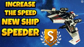 How to Maximum Speed on New Ship Speeder No Man's Sky Fractal 2023