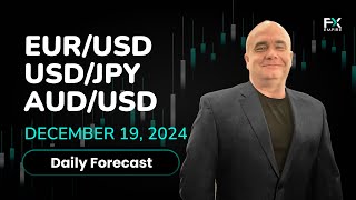 EUR/USD, USD/JPY, AUD/USD Price Forecast Today: Euro, Yen, Dollar Technical Analysis (December 19)