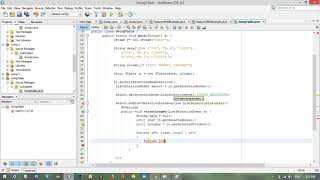 JAVA swing 6 : how to use JTable