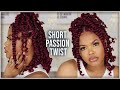 DIY Short Passion Twist At Home | No Crotchet! Step-by-Step | Naturally Sunny