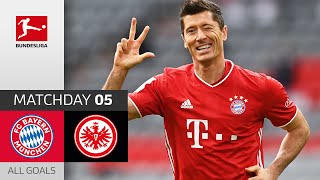Lewy Hat Trick Sané Dream Goal! | FC Bayern München - Eintracht Frankfurt | 5-0 | All Goals | MD 5
