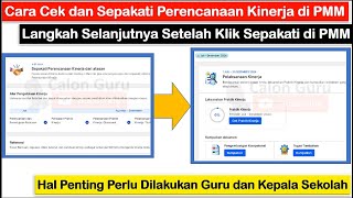 Cara Cek dan Sepakati Perencanaan Kinerja di PMM & Langkah Selanjutnya Setelah Cek dan Sepakati PMM