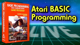 🔴 ATARI 2600 Basic Programming LIVE! - The Keypads, The Manual, and ALL
