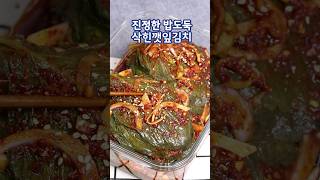 진정한 밥도둑 삭힌깻잎김치 쉽고 맛있게 담그는법#삭힌깻잎장아찌