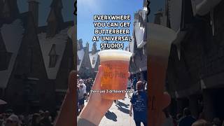 Everywhere you can get Butterbeer at Universal Studios!🍻 Follow for more Universal \u0026 Travel tips!