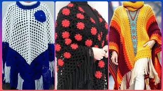 STYLISH HANDMADE CROCHET PONCHO PATTERN