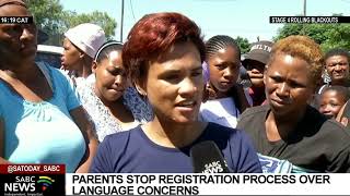 Parents stop registration process over language concerns