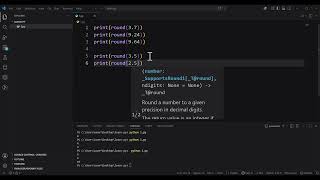 Learn Python: Mathematical Rounding #7