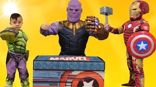 Thanos Steals Our Toy Box Avengers Fun CKN