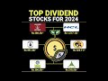 TOP DIVIDEND STOCKS FOR 2024 | Best Dividend Stocks 2024 #stockmarket