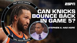 Stephen A. says ‘shorthanded’ Knicks are facing the pressure heading into Game 5
