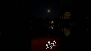 Moon light #foryou #lakesideview #moon #moonlight #night n