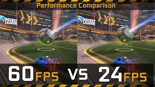 60 FPS (Gaming) vs 24 FPS (Movies) Gaming Performance Comparison
